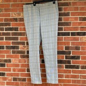 H&M Plaid Slim Fit Pants